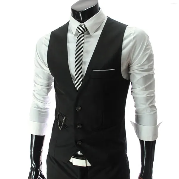 Coletes masculinos 2024 colete cinza preto formal para homens magros fit terne slim blazer jaqueta de blazer masculino de cistas de blazer caseiro chaleco hombre