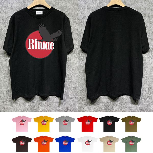 Rhude Tshirts Designer magliette per uomo e donna Brand Trendy Fashi