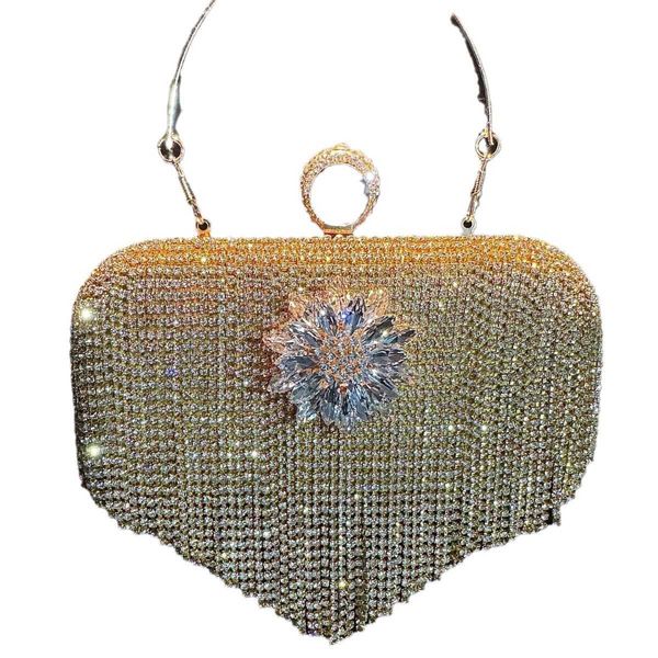 Женская вечерняя сумка с полной алмазной водой ручной работы банкет вечернее платье маленькое ароматное и текущее