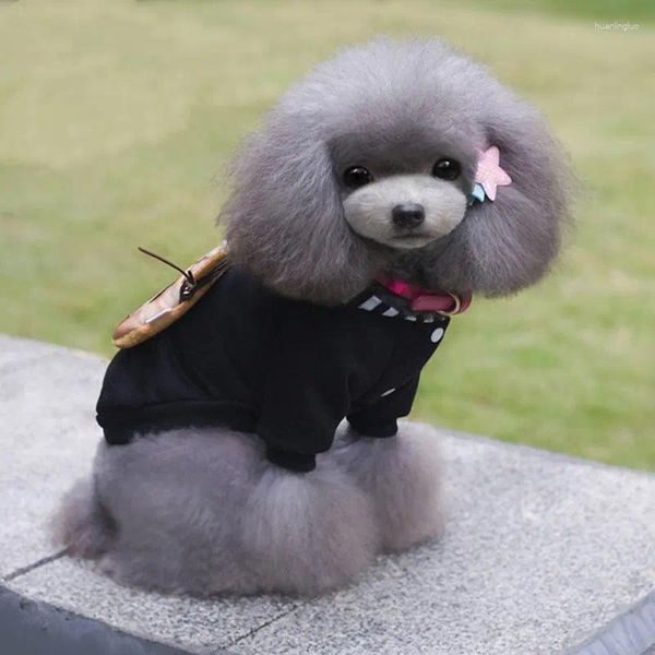 Собачья одежда мягкая толстовка для домашних животных Высококачественная потная рубашка для собак Пижама Чихуахуа теплые толстовины с капюшоном ауум зимний щенок наряд