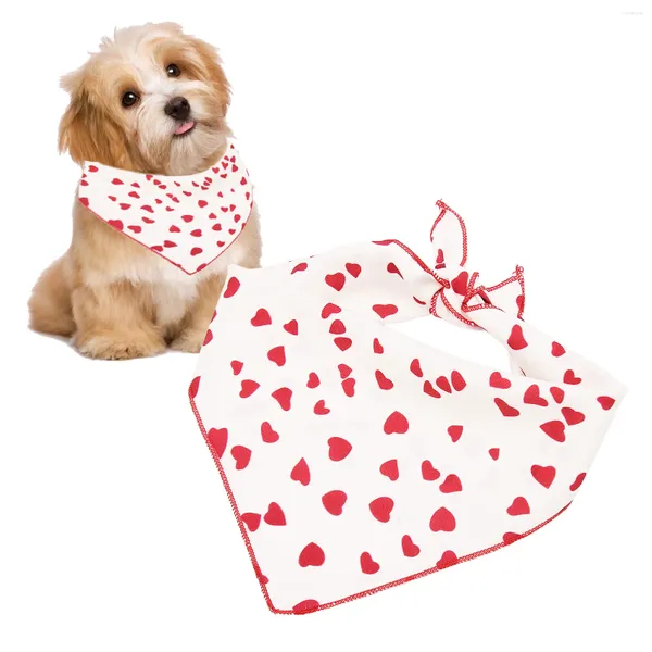 Vestuário de cachorro bandana fofa impressão de algodão triangular Bibs Lenço de lenço para filhotes de cachorro e gatos