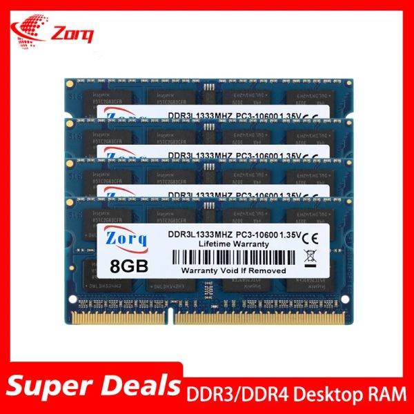 RAMS DDR3 DDR4 RAM 2GB 4GB 1066 1333 МГц 1600 МГц PC3 12800S PC4 Memory Sodimm 204PIN 8GB 16GB DDR3L PC3L RAM DDR3 8GB ОЗУ ноутбука