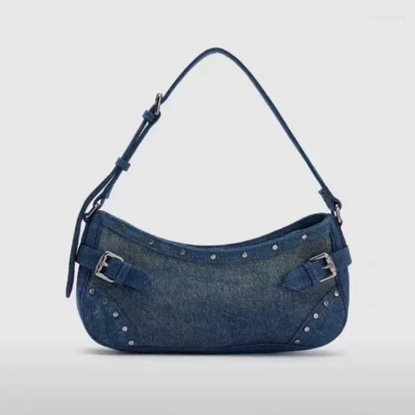 Sacchi da sera in denim vintage signore ascella