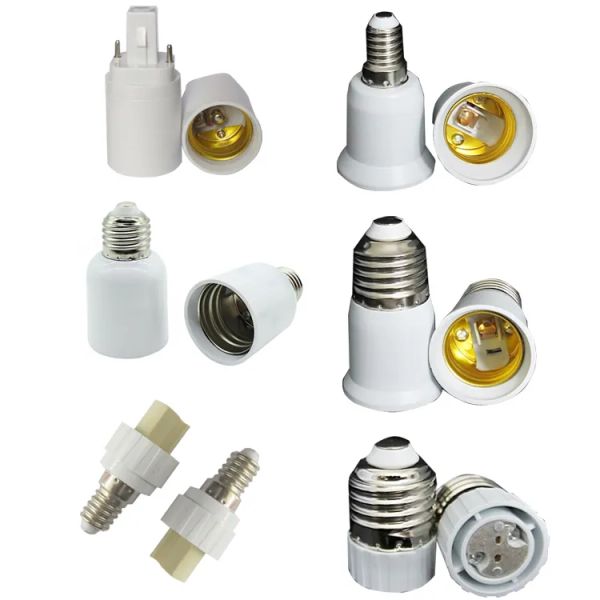 Основания лампы от E27 до E40 Светодиодный держатель базовый преобразователь зажимы для E14 VINT E26 B22 Light Socket Wedge GU5.3 GU10 G9 MR16 LL