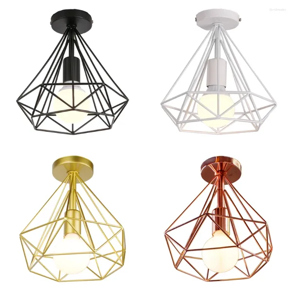 Luzes de teto Luz moderna Light vintage lâmpada industrial tom retro loft plafonniers iluminação interna sala de estar decoração de cozinha decoração