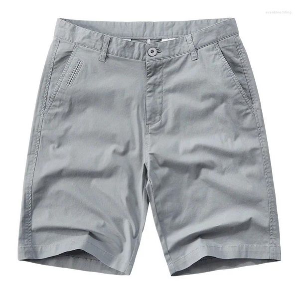 Shorts maschile estate plus size maschile kaki kaki da corsa sport botton cotone short beach calzes da uomo esterno da uomo