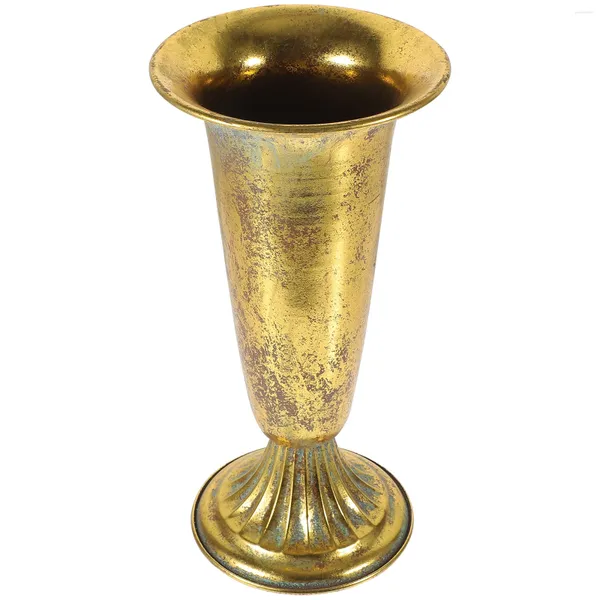 Vasen Vintage Metall Blumentopf Hochzeit Dekor Büro Vase Dekoration El Schmiedeeisen Urne Pflanzer Dekorativ