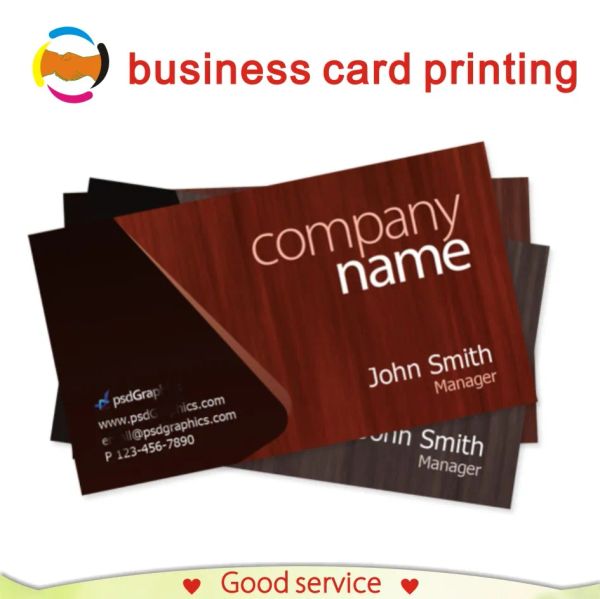 Карты пользовательской печать визитной карточки 300GSM Paper Name VIP -карты с пользовательской печатью логотип.
