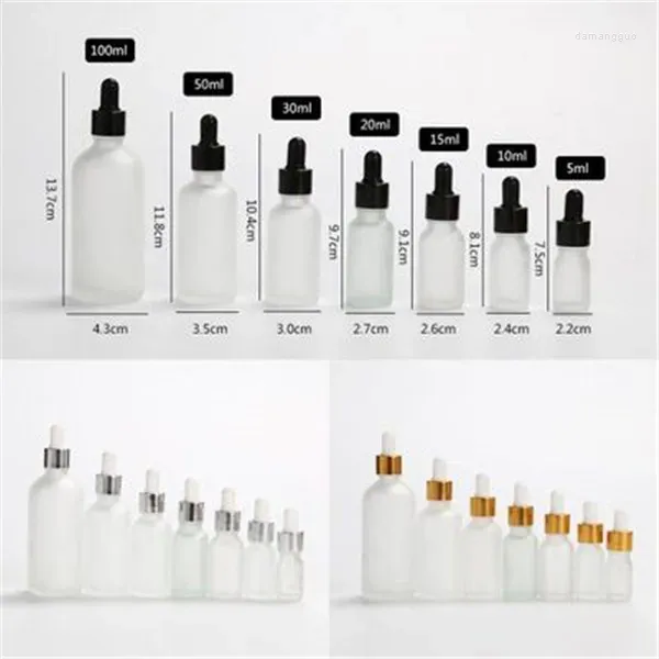 Bottiglie di stoccaggio 10pcs 5 ml 10 ml 15 ml 30 ml 50 ml 100 ml bottiglia divagista gelo bottiglia di imballaggio cosmetico vuoto olio essenziale