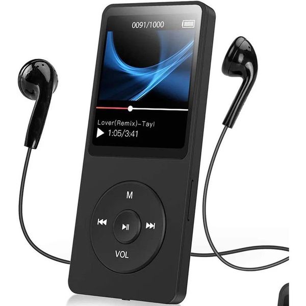 MP3 MP4 Oyuncu Oynatıcı Bluetooth Müzik 8GB 16/32/64GB Öğrenci Hoparlörlerle Walkman FM Araba Radyoları Ses Kaydedici E -Kitaplar Taşınabilir Dr DHMTJ