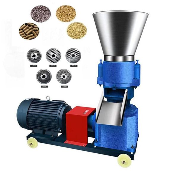 Pollo pollame elettrico Pollo Pellet Pellet Macchina Uso per la casa Multa per pellet per alimentazione piccola Mulino 220V 380V301T284C5870256