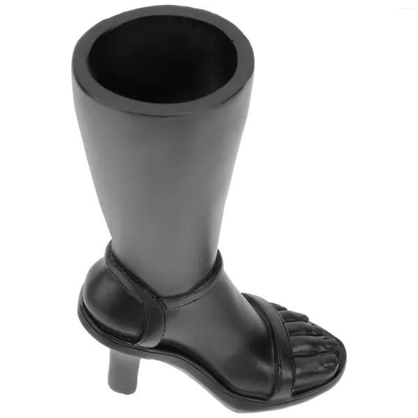 Vasos saltos altos vaso flor requintado decoração de casamento decoração caseira resina botas brancas ornamento