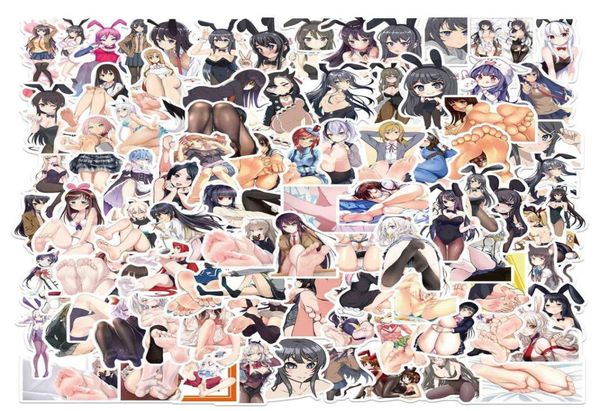1050100pcs аниме Hentai Sexy Pinup Girl Girl Waifu Decal Stickers