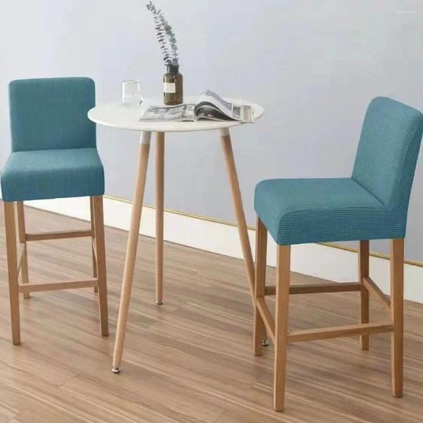 Stuhlabdeckung Dining Cover Anti-Rutsch und staubdichtes Sofa Küchenkissen elastischer Tisch Abnehmbares Klappstock