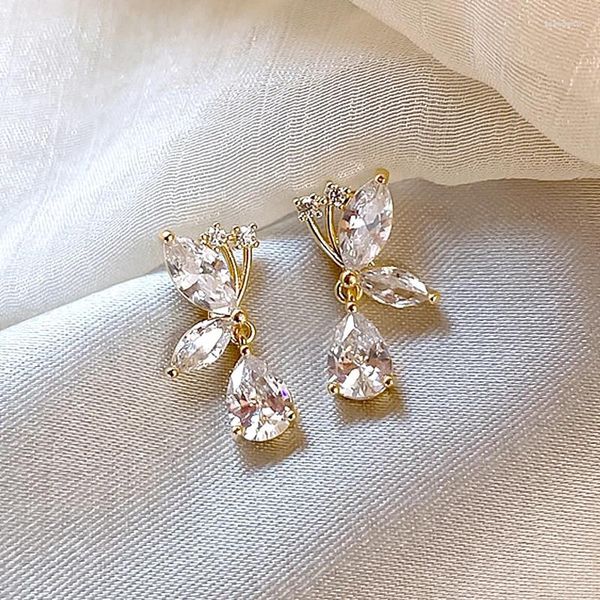 Brincos do garanhão Crystal Women Luxury Ear Studs