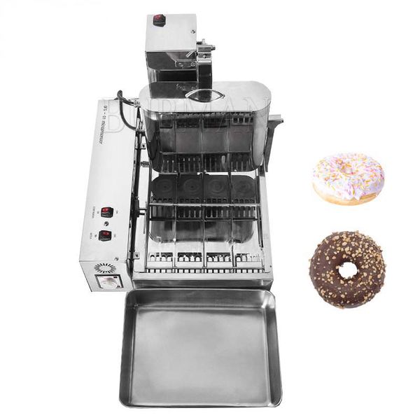 Donuts 2000W Computer Control Commercial Electric Heating 4 Row Automatic Donut Maker Machine Auto Flip