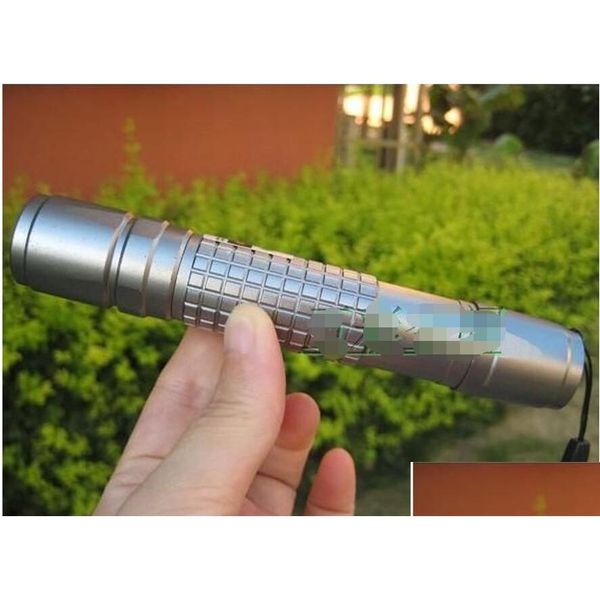 Puntatori laser nuovi più powerf 50000m 532nm 10 miglia SOS Lazer Flashlight militare Green Pen Light Beam Hunting Insegnamento Delivery Deliver Dhl2f DHL2F