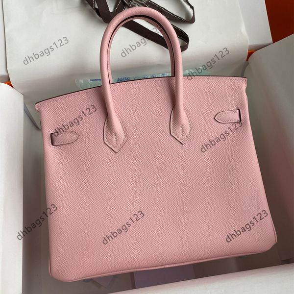 10a lüks çantalar tasarımcı çanta moda çantaları tote çanta çanta çanta epsom deri sırt çantası crossbody üst pembe çanta cüzdan kitabı el işçiliği balmumu çizgi çanta orijinal kutu