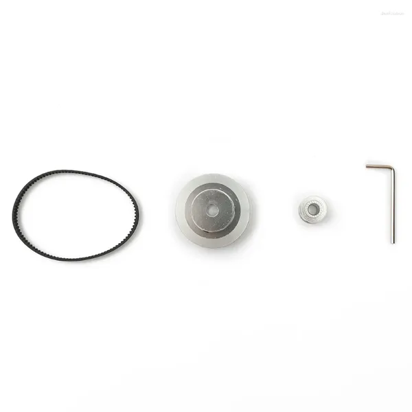 Tappeti utensili kit ruota a cinghia sincrona pratica utile comoda argento e cronometro nero con 20 60 denti