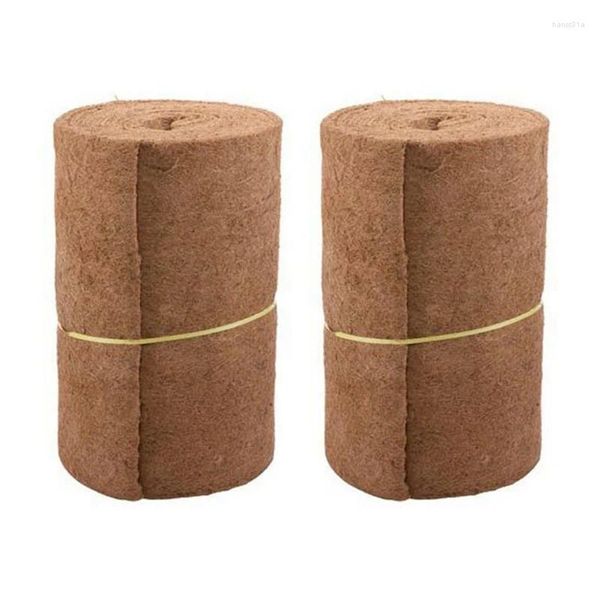 Garrafas 2x revestimento a granel rolo 0,5mx1m Flowerpot tapete de coco tapete de palmeira para parede pendurar suprimentos de jardim de cestas