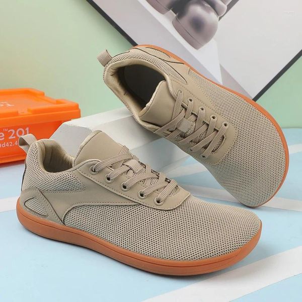 Sapatos de caminhada O minimalismo dos pés largos dos homens é adequado para a academia de ginástica badminton ladies yoga dança sapato