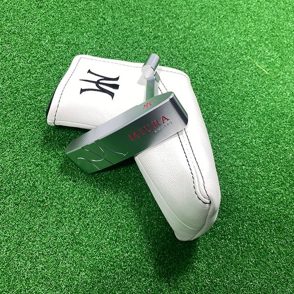Совершенно новый оригинальный Miura KM009 Spider Goblin Golf Putters Cnc Cnc Fine Pleasted со стальным валом