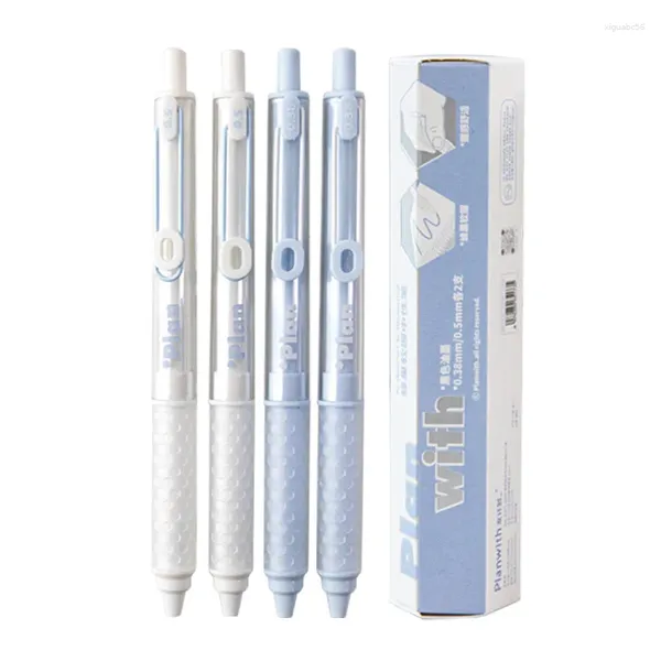 4pcs/set ins simplicy gel pen для учащихся с твердым цветом.