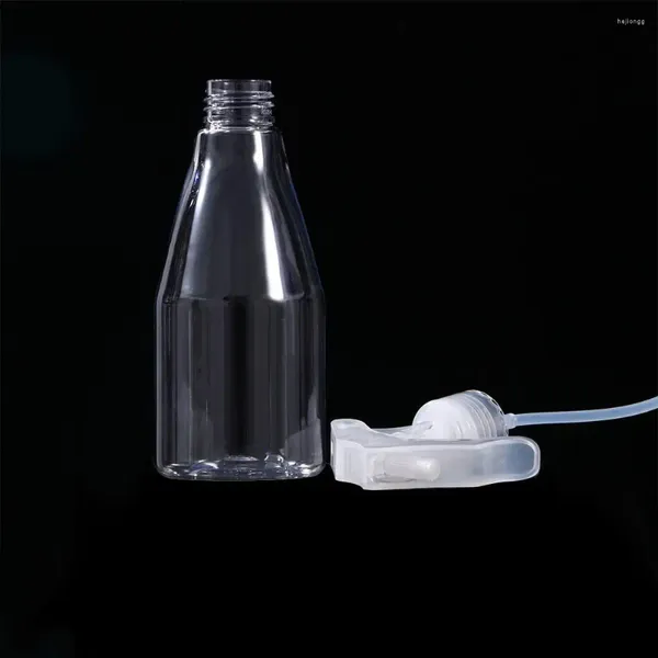 Speicherflaschen 200 ml tragbare Plastiksprayflasche Transparent Make -up Feuchtigkeits Zerstäubungskörper Fine Nebel Sprühgerät Haartuelle Haartuidressing -Werkzeuge