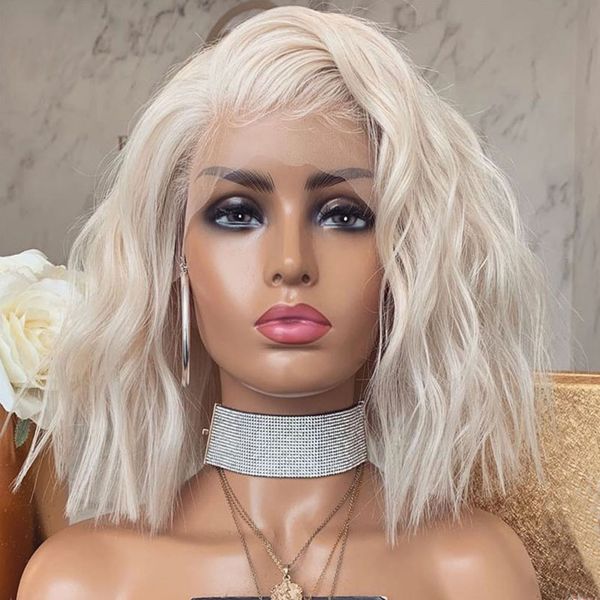 Yeni Avrupa ve American Wig 60 # Lace Kimyasal Elyaf Kısa Kıvırcık Peruk Üretici Spot Toptan satış