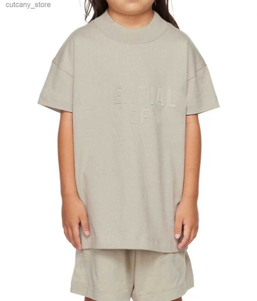T-shirt ESS Kids T-shirts Children Shorts Abbigliamento essenziale Ragazze da ragazza casual tracce di piste pantaloni per giovani tiddr