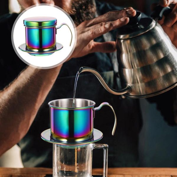 Set di stoviglie per il filtro del caffè per meccanismo in acciaio inossidabile clessidra versare per la produzione di strumenti percorsi