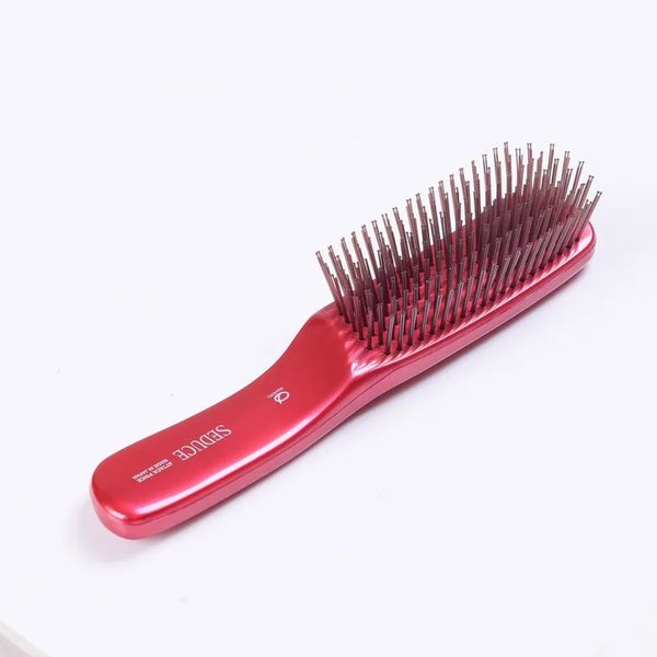 2024 Japão importado escova de cabelo massagem pente de couro feminina hairbrush