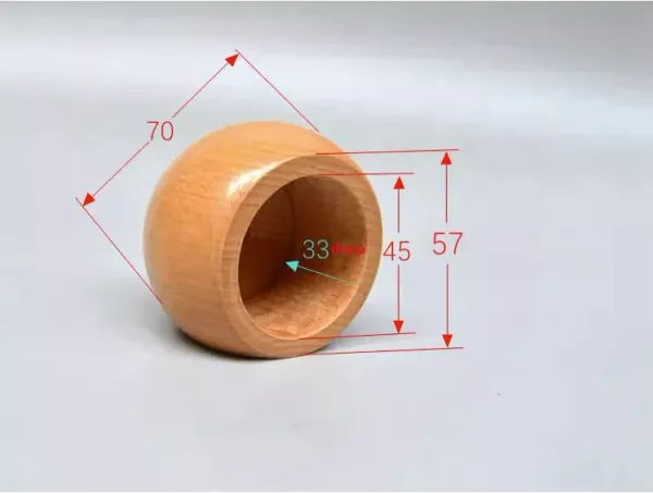 Aksesuarlar 1pc GHXAMP Açılış 43mm45mm Masif Ahşap Araç Ses Modifikasyonu Tweeter Konut Hoparlör Baskını 1.5 inç 2 inç tiz için