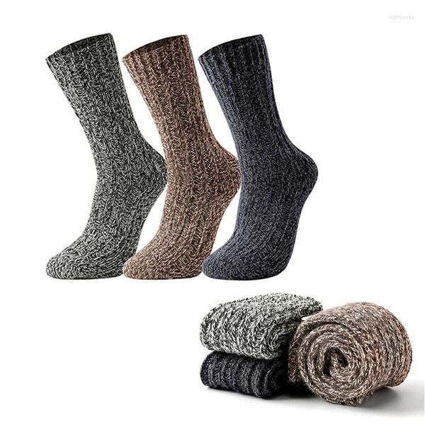 Herrensocken hochwertige Merinowolle für Männer super dick war warm