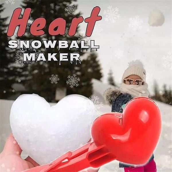 Baking stampi Snowball Clip Golini invernale per bambini Giochette da esterno combattono il supporto per palla da neve