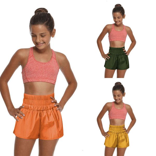 Lu allineare calcio allineamento giovani bambini allenamento palestra complessive cortometraggi ragazze pantaloni corti girl jogger limone donna signora