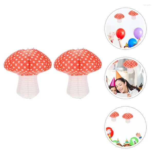 Candele Candele 2 PC decorazioni per bambini bambini portatile a forma di funghi festa di compleanno per la lanterna