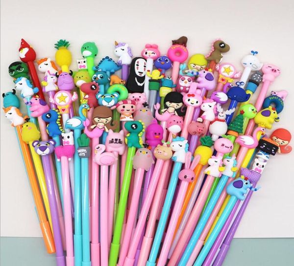 Cartoon Natural Gel Pens Signature Pen Mite Creative Girl Hearm Black Student Statemence Promotional Gifts9501083