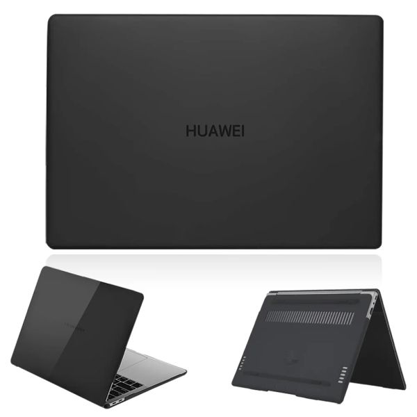 Fälle Laptop Fall für Huawei MateBook D14/D15/13/14/Magicbook 14/15/Pro 16.1/x14/x15/matebook x pro/x 2020 mattes schwarzer Hard Shell