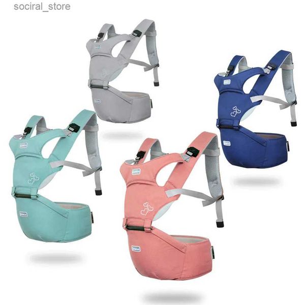 Carrier con zaini con fionda 0-36 mesi Bambino ergonomico bambino bambino anteriore portatore di vettore di fronte al canguro ergonomico imbracatura per bambini per bambini L45