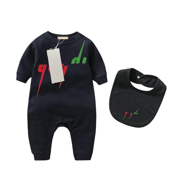 ROMPERS in serienmäßiger Designerin Baby Kleidung Strampler 100% Baumwolle Infant Boy Girl Brief Kostüme Overall Overall Kids Bodysuit für Babys ot4lu