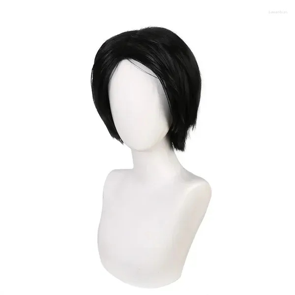 Forniture per feste di alta qualità yuuta okkotsu yuta cosplay parrucca anime jujutsu kaisen nere wigs resistenti ai capelli resistenti