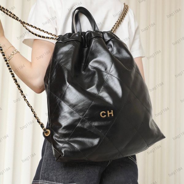 Moda lüks çantalar bayan tasarımcı çanta 22bag renk bloke alışveriş çantası çizim kabak çantaları sırt çantası kuzu derisi cadılar bayramı 10a omuz çantası tote çanta çanta cc