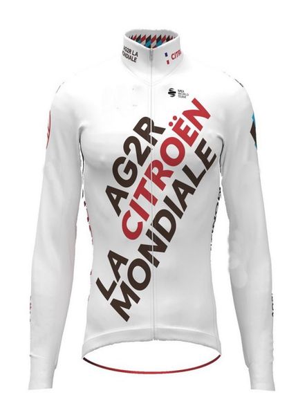 Jaquetas de ciclismo de lã de inverno apenas Jaquetas de ciclismo Long Jersey ROPA Ciclismo 2021 AG2R Pro equipe sizexs4xl4113800