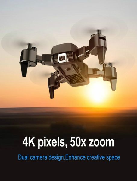 Профессиональный беспилотник 4K HD Dual Camera GPS складной RC Aircraft WiFi FPV 20MINS QuadCopter Kid