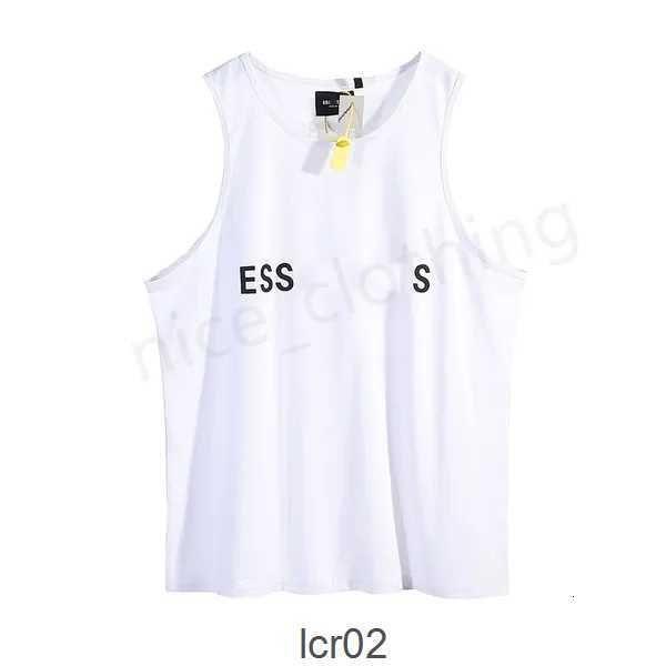 ESS Tanktops Designer Sommer Herren Weste Luxus Mode Ärmel und Pullover Womens Singulet Sport Fitness Baumwolldruck Training Vestrox