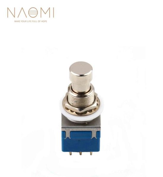 NAOMI 9 PIN 3PDT Effetti della chitarra Pedal Box Stomp Foot Metal Bypass True Bypass per Electroharmonix T Rex retrò new2107401