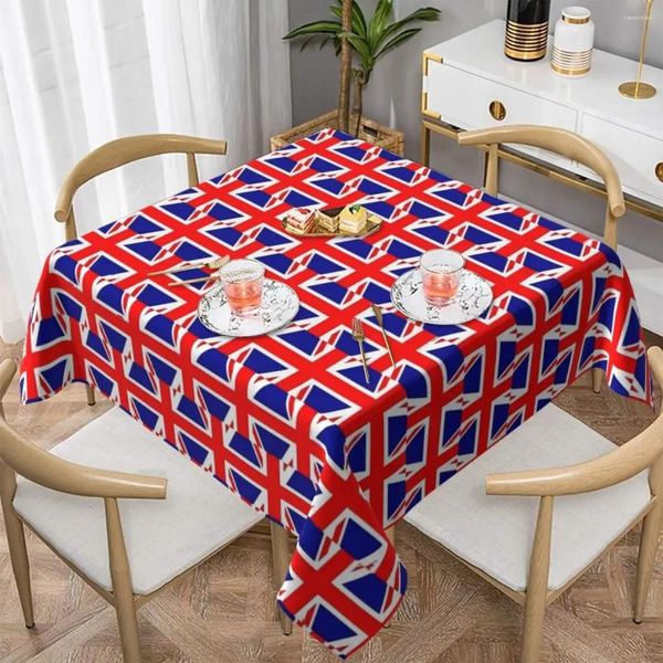 Panno da tavolo bandiera britannica tovaglia bandiere uk stampata elegante per decorazione di protezione per protezione sala da pranzo cucina