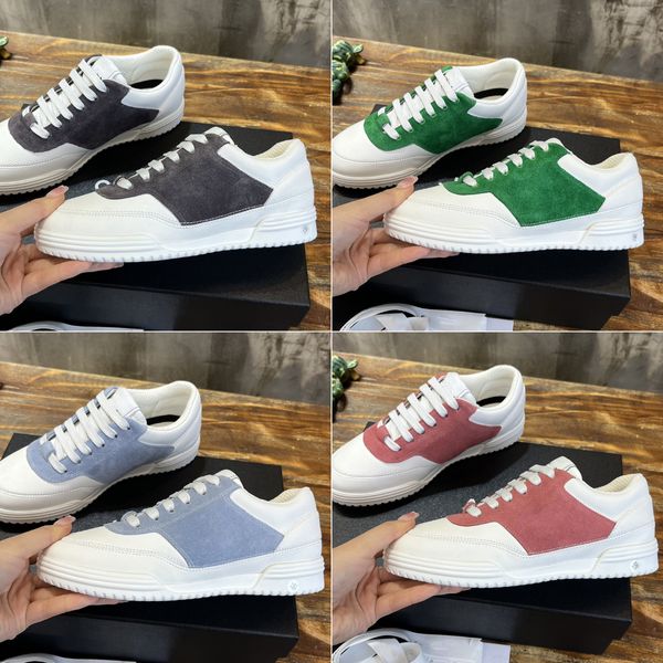 Designerschuhe Klassiker Casula Schuhe Kalbskin Luxus-Sneaker Vintage Wildleder Leder Trainer Fashion Stylist Schuhe Leisure Schuh Plattform Schnüre-up-Größe 35-45