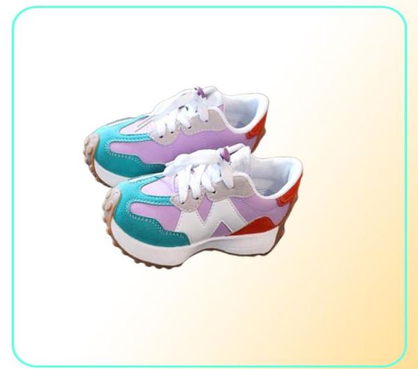 New Style Kids Shoes Treinadores Teenage Light e Sneakers confortáveis meninos meninas correndo Chaussures3878433
